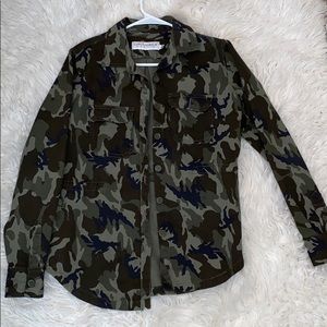 Camo utility jacket